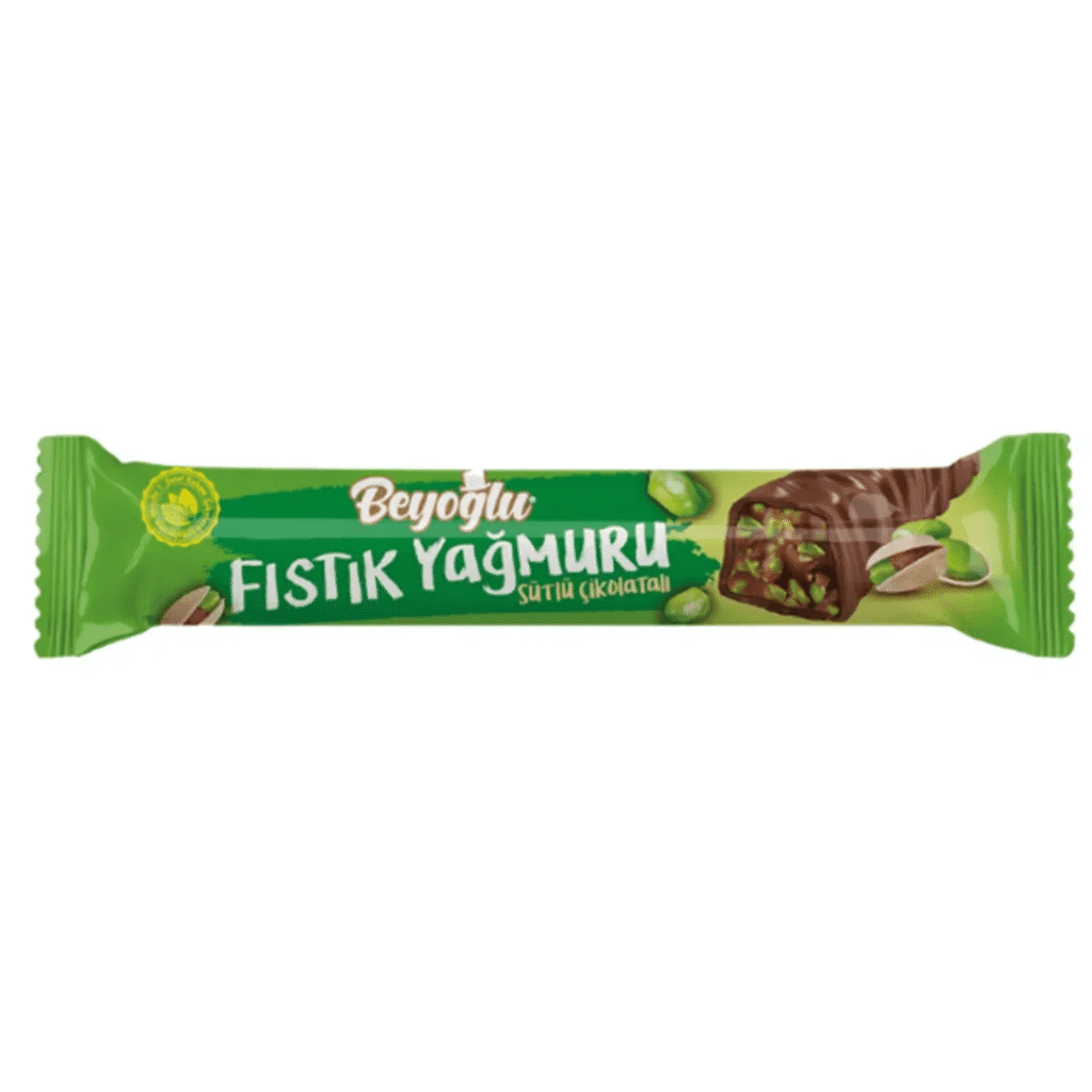 Beyoglu Milk Chocolate Pistachio 36gr 24 τεμ