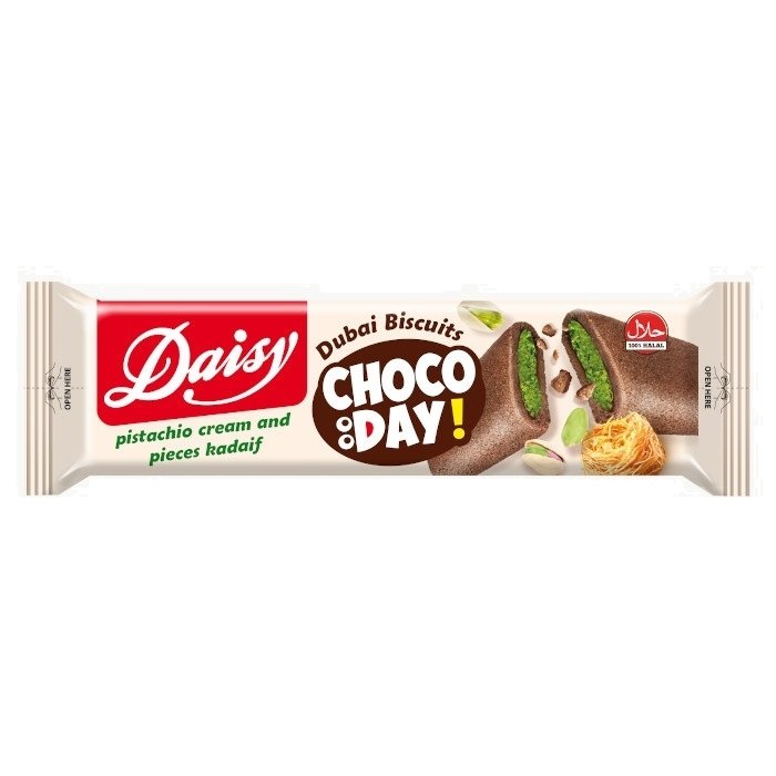 Daisy Choco Day Dubai Pistachio Cream & Kadaif 40gr 24 τεμ