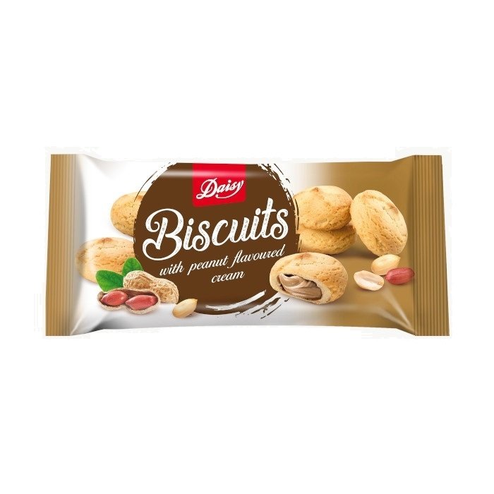 Daisy Biscuits Peanut Cream 112gr 21 τεμ