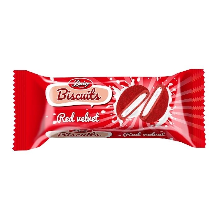 Daisy Biscuits Red Velvet 70gr 16 τεμ