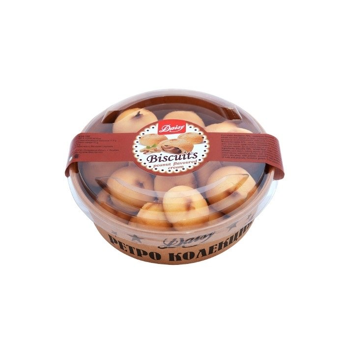 Daisy Biscuits Retro Collection Peanut Cream 200gr 8 τεμ