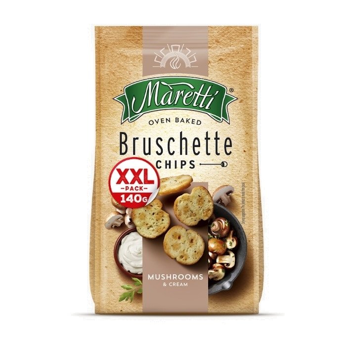 Bruschette Maretti Mushrooms & Cream 140gr 14 τεμ