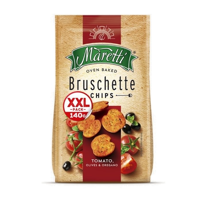 Bruschette Maretti Tomato Olive & Oregano 140gr 14 τεμ