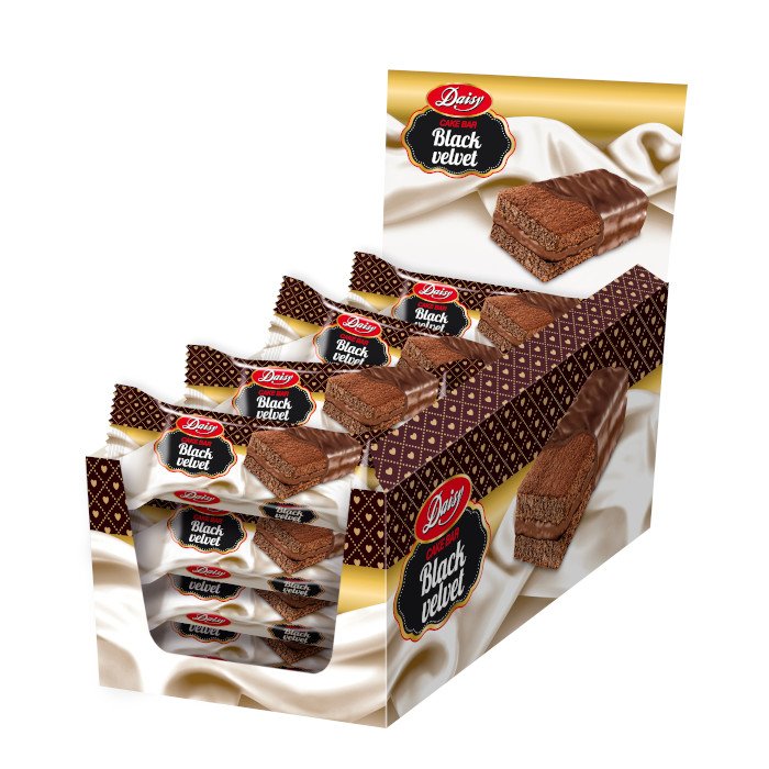 Daisy Cake Black Velvet 50gr 24 τεμ - Image 2