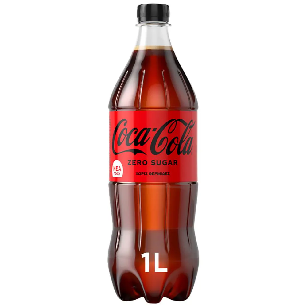 Coca Cola Zero 1lt 6 τεμ