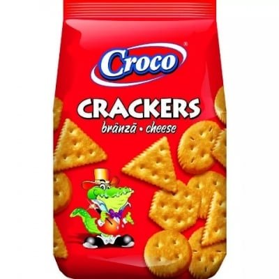 Croco Crackers Cheese 100gr 12 τεμ