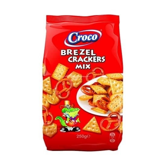 Croco Crackers Mix 250gr 12 τεμ