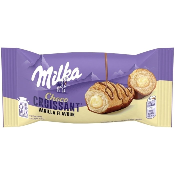 Milka Choco Vanilla Croissant 50gr 14 τεμ