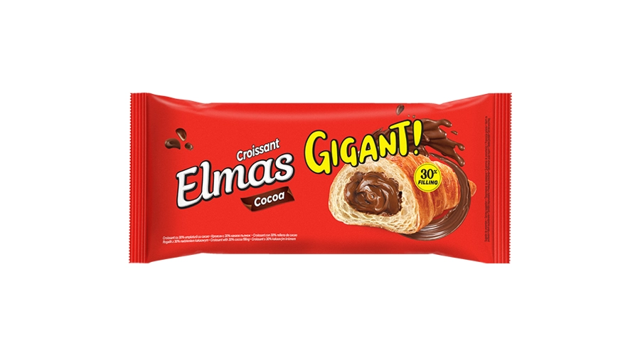 Elmas Croissant Cocoa 160gr 14 τεμ