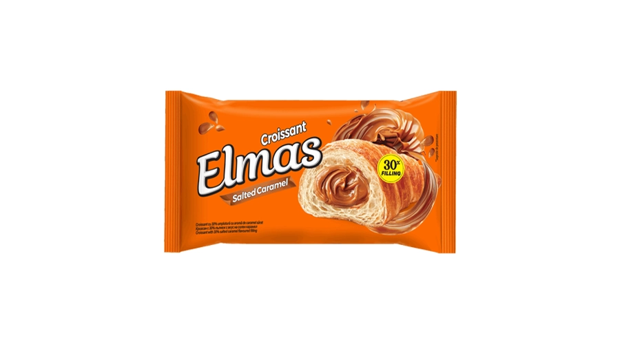 Elmas Croissant Salted Caramel 60gr 30 τεμ