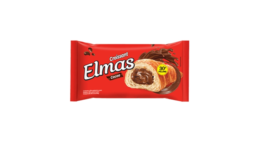 Elmas Croissant Cocoa 60gr 30 τεμ