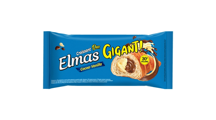 Elmas Croissant Vanilla Sour Cherry 160gr 14 τεμ