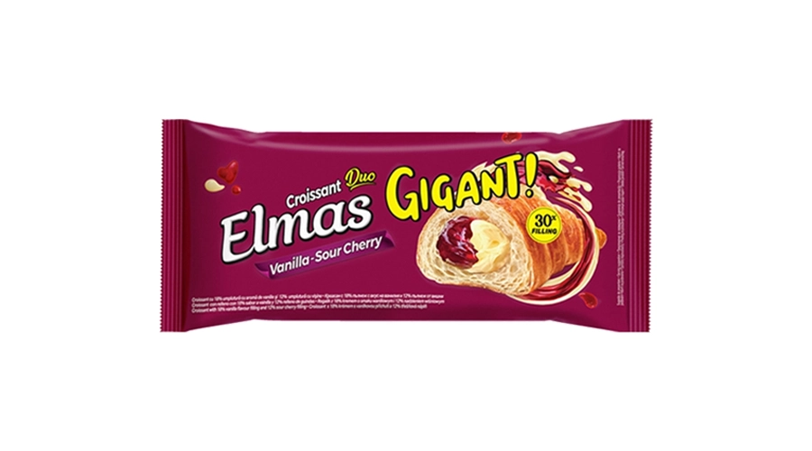Elmas Croissant Vanilla Sour Cherry 160gr 14 τεμ
