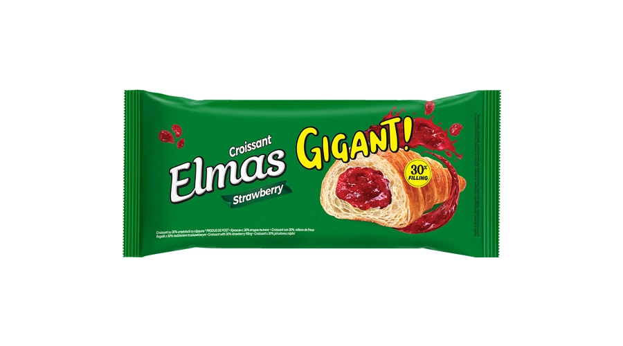 Elmas Croissant Strawberry 160gr 14 τεμ