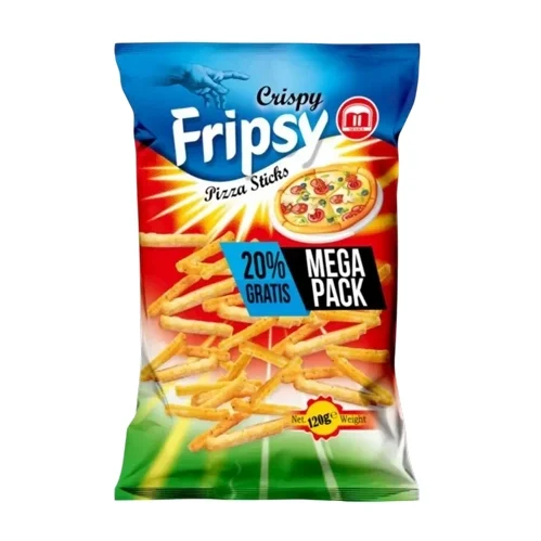 Fripsy Mega Pack Pizza 120gr 12 τεμ