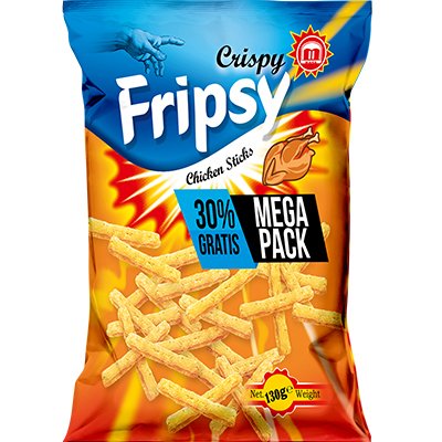 Fripsy Mega Pack Chicken 120gr 12 τεμ