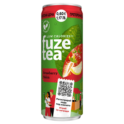 Fuze Tea Strawberry Melon 250ml 12 τεμ