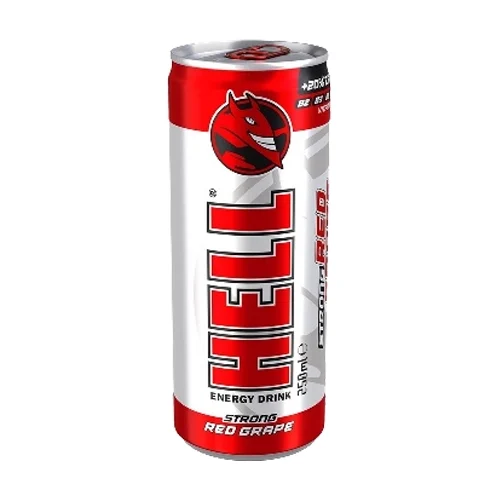 Hell Energy Red Grape 250ml 24 τεμ