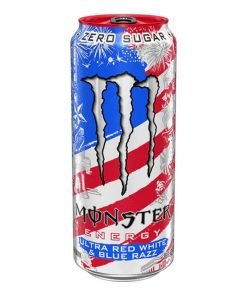 Monster Energy Ultra Red White & Blue Razz USA 473ml 12 τεμ