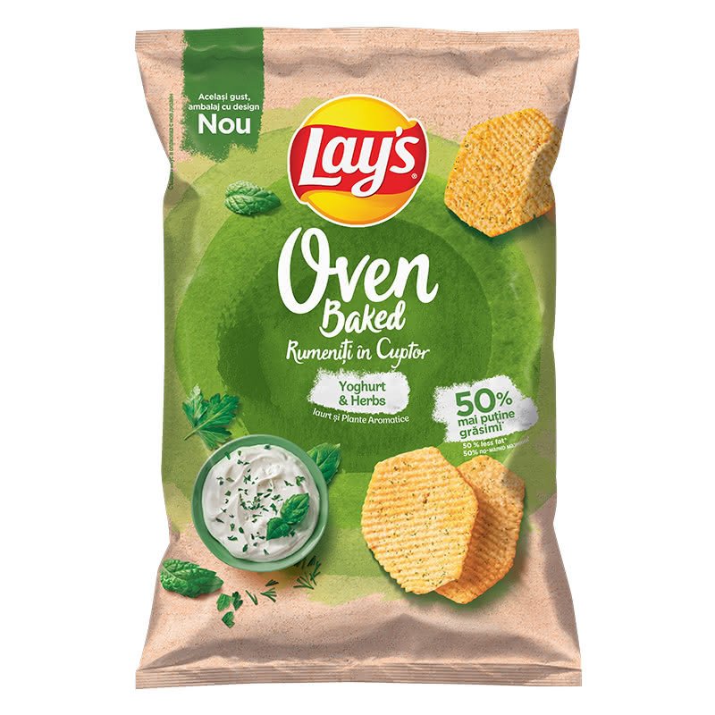 Lay's Baked Yogurt & Herbs 105gr 24 τεμ
