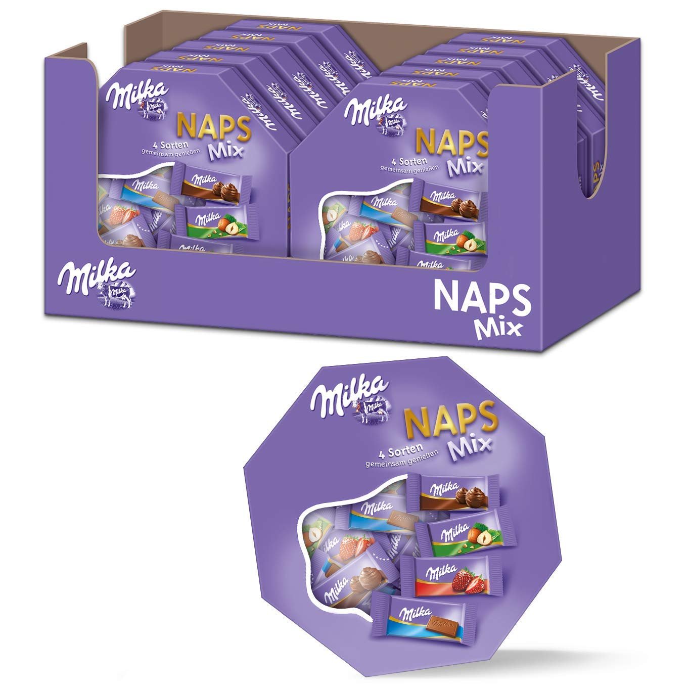 Milka Naps Mix 138gr 10 τεμ