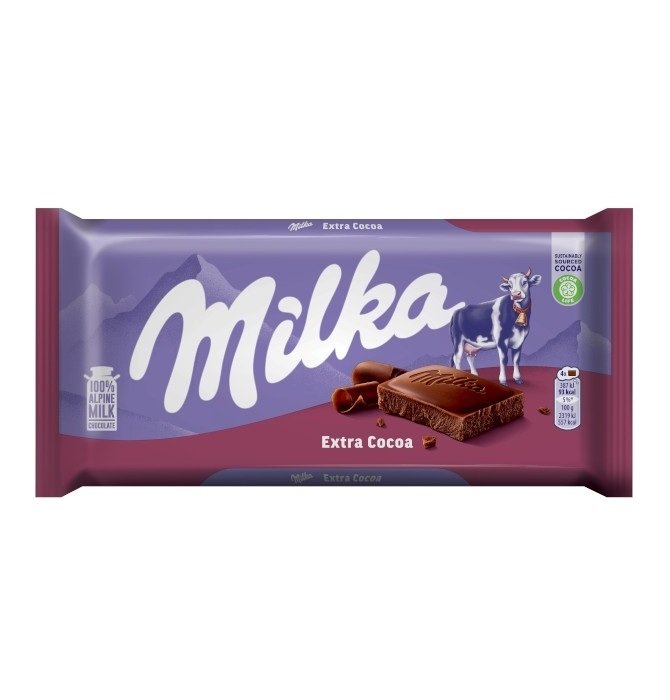 Milka Extra Cocoa 100gr 25 τεμ