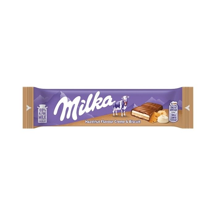 Milka Hazelnut Creme & Biscuit 46gr 42 τεμ
