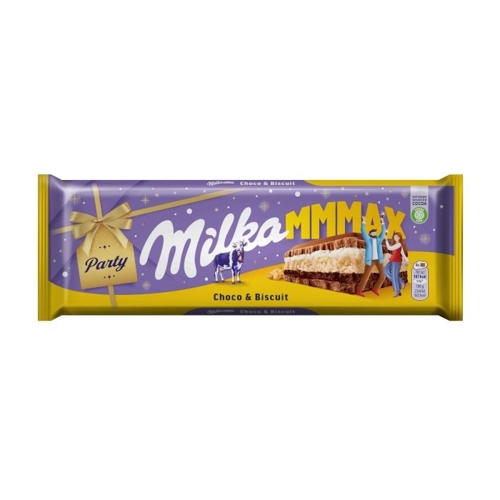 Milka Choco & Biscuit 300gr 12 τεμ