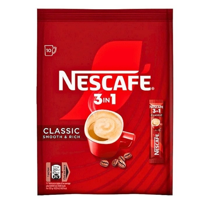 Nescafe 3 in 1 Classic Bag T10 15.5gr 18 τεμ