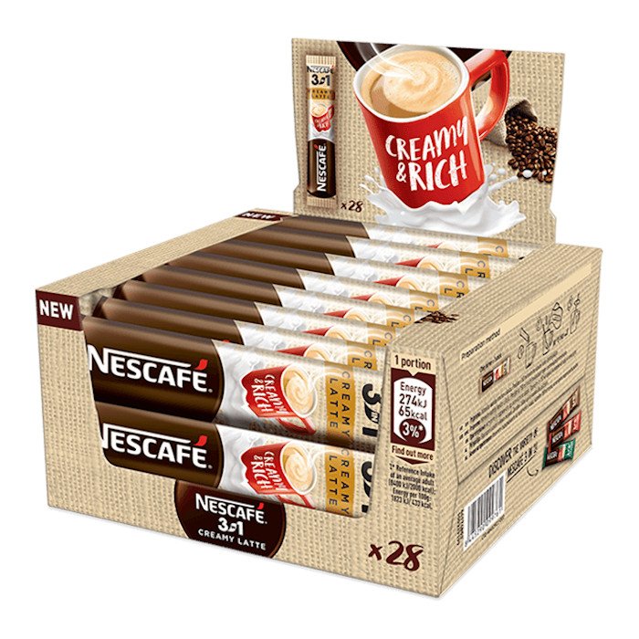 Nescafe 3 in 1 Creamy Latte Βox 15gr 28 τεμ - Image 2