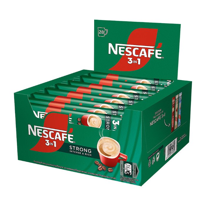 Nescafe 3 in 1 Strong Βox 15gr 28 τεμ - Image 2