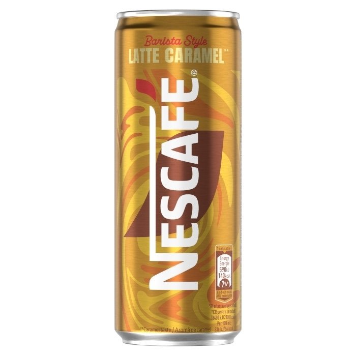 Nescafe Latte Caramel 250ml 12 τεμ
