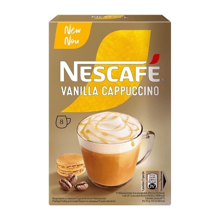 Nescafe Cappuccino Vanilla T8 14gr 8 τεμ
