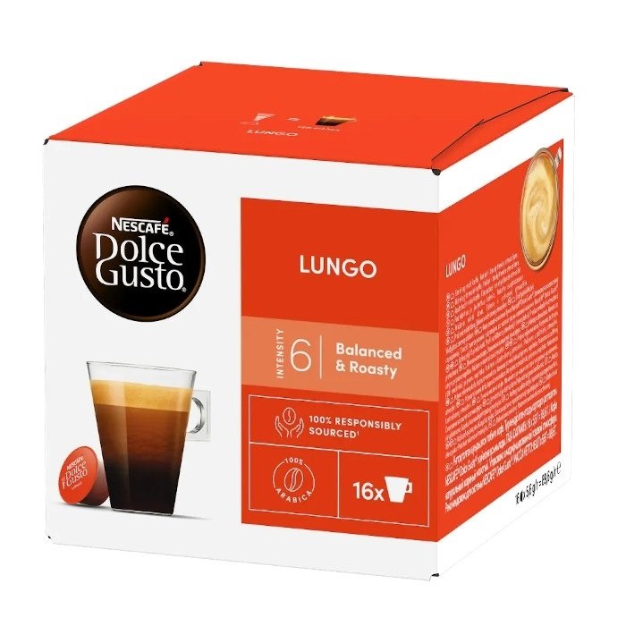 Nescafe Dolce Gusto Lungo T16 89.6gr 3 τεμ