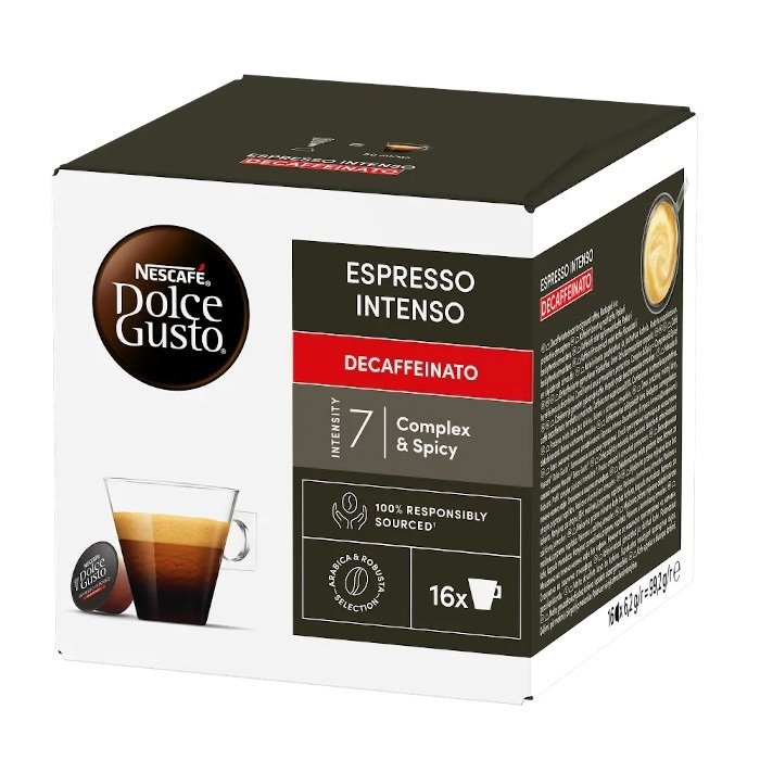 Nescafe Dolce Gusto Espresso Intenso Decaf T16 99.2gr 3 τεμ