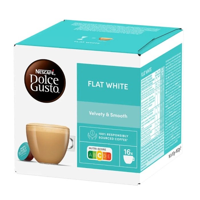 Nescafe Dolce Gusto Flat White T16 187.2gr 3 τεμ
