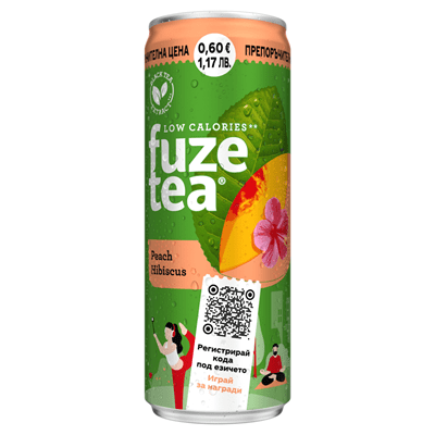 Fuze Tea Peach Hibiscus 250ml 12 τεμ