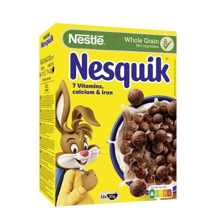 Nesquik ΔΗΜΗΤΡΙΑΚΑ ΣΟΚΟΛΑΤΑ 375gr 12 τεμ
