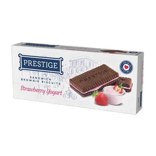 Prestige Oh La La Brownie Strawberry Yogurt 136gr 32 τεμ