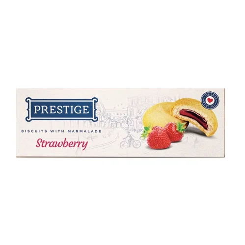 Prestige Oh La La Biscuits Strawberry 134gr 24 τεμ
