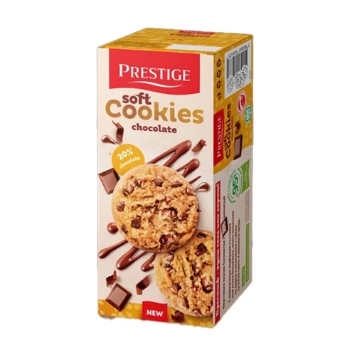 Prestige Soft Cookies Chocolate 120gr 18 τεμ