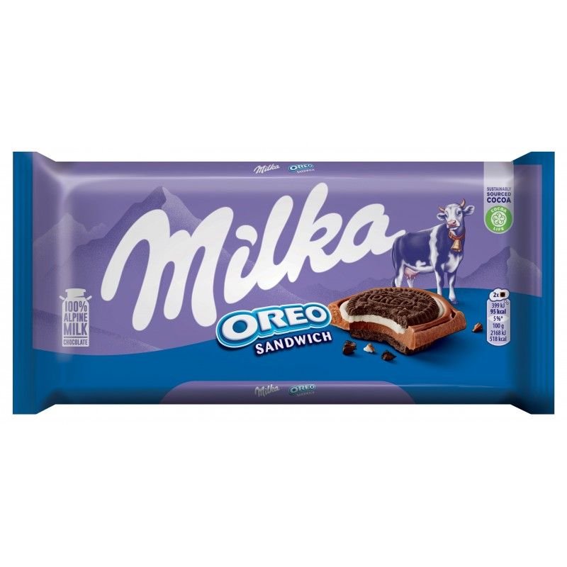 Milka Sandwich Oreo 92gr 16 τεμ