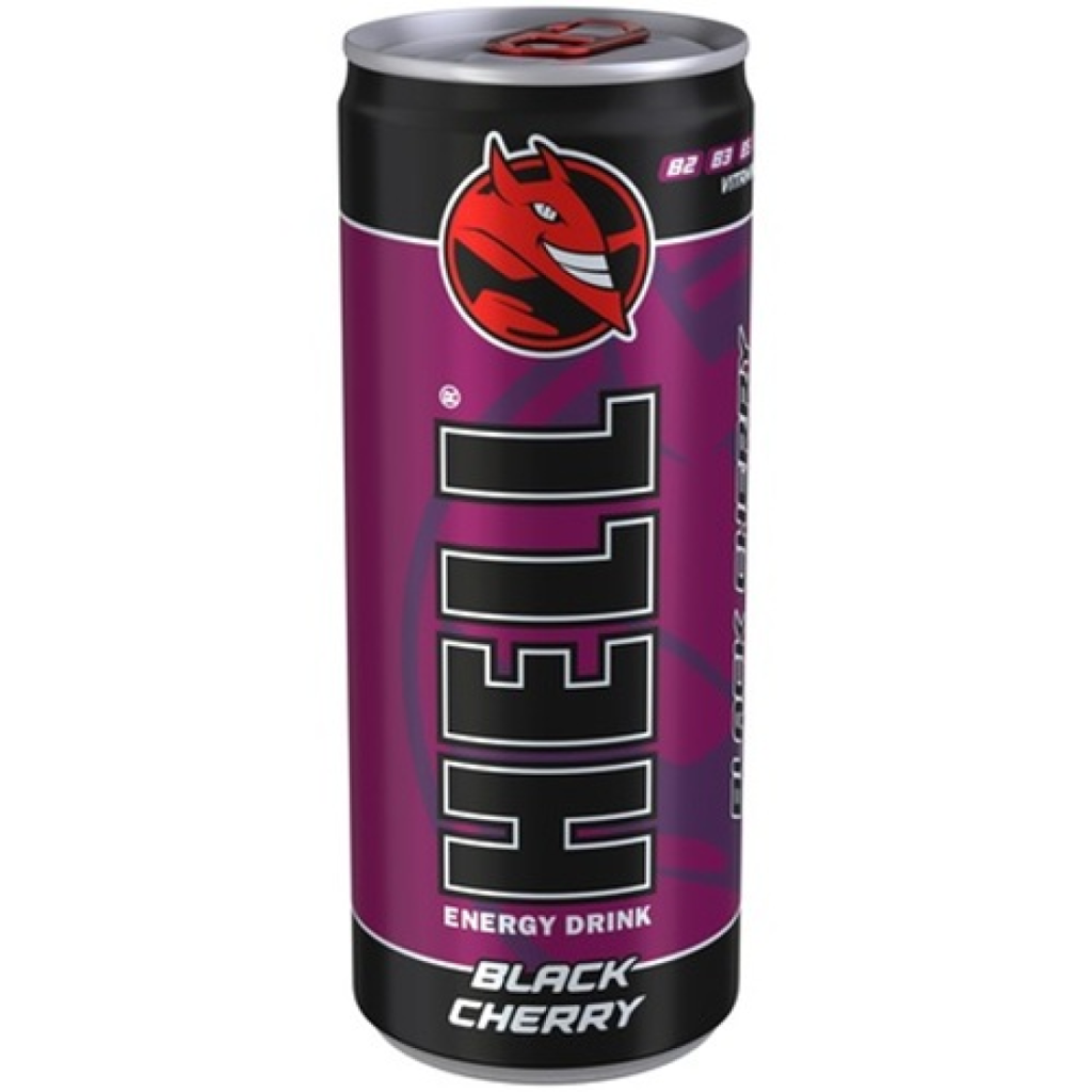 Hell Energy Black Cherry 250ml 24 τεμ