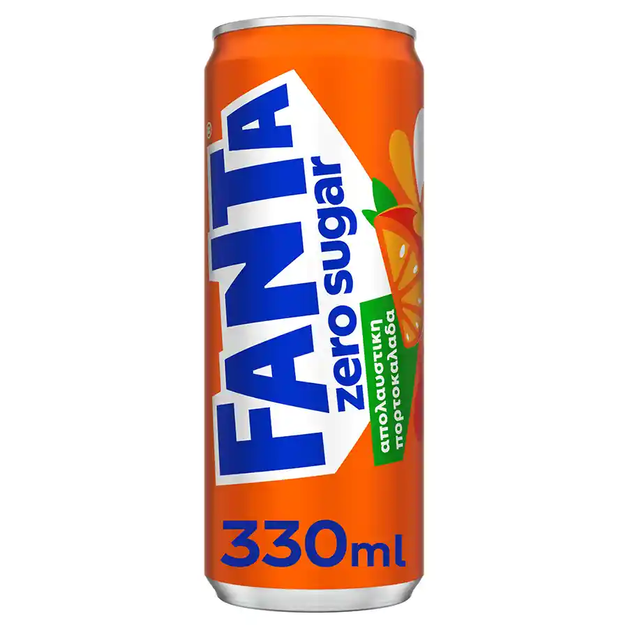 Fanta Orange Zero 330ml 24 τεμ