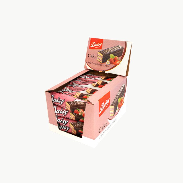 Daisy Cake Strawberry Cream 50gr 24 τεμ - Image 2