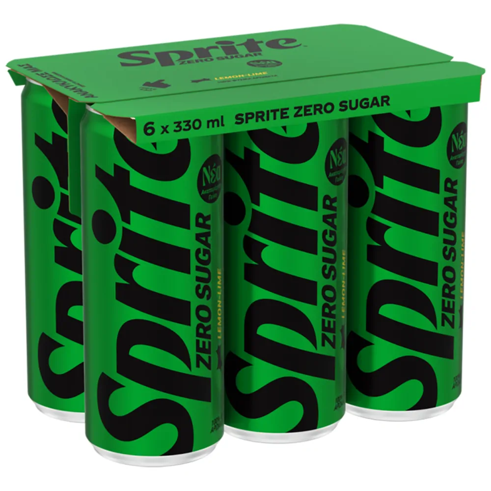 Sprite Zero (6x330ml) 2 τεμ