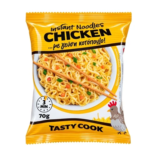 Tasty Cook Noodles Chicken 70gr 48 τεμ