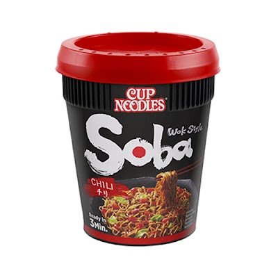 Soba Noodles Chilli Cup 92gr 8 τεμ