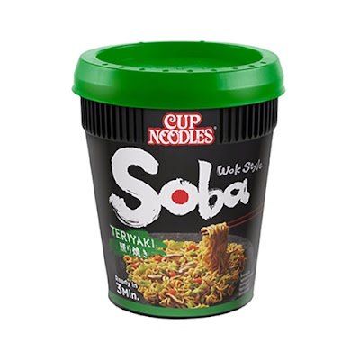Soba Noodles Teriyaki Cup 90gr 8 τεμ