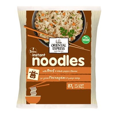 Oriental Express Noodles Beef Black Pepper 87gr 12 τεμ